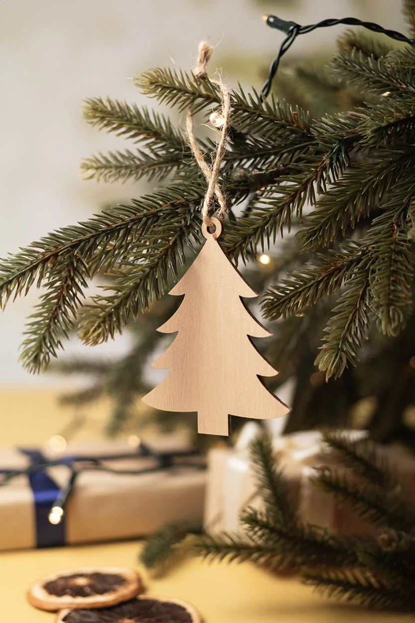 Weihnachtsbaum-Anhänger Rosvik, Stern, natur – Bild 4