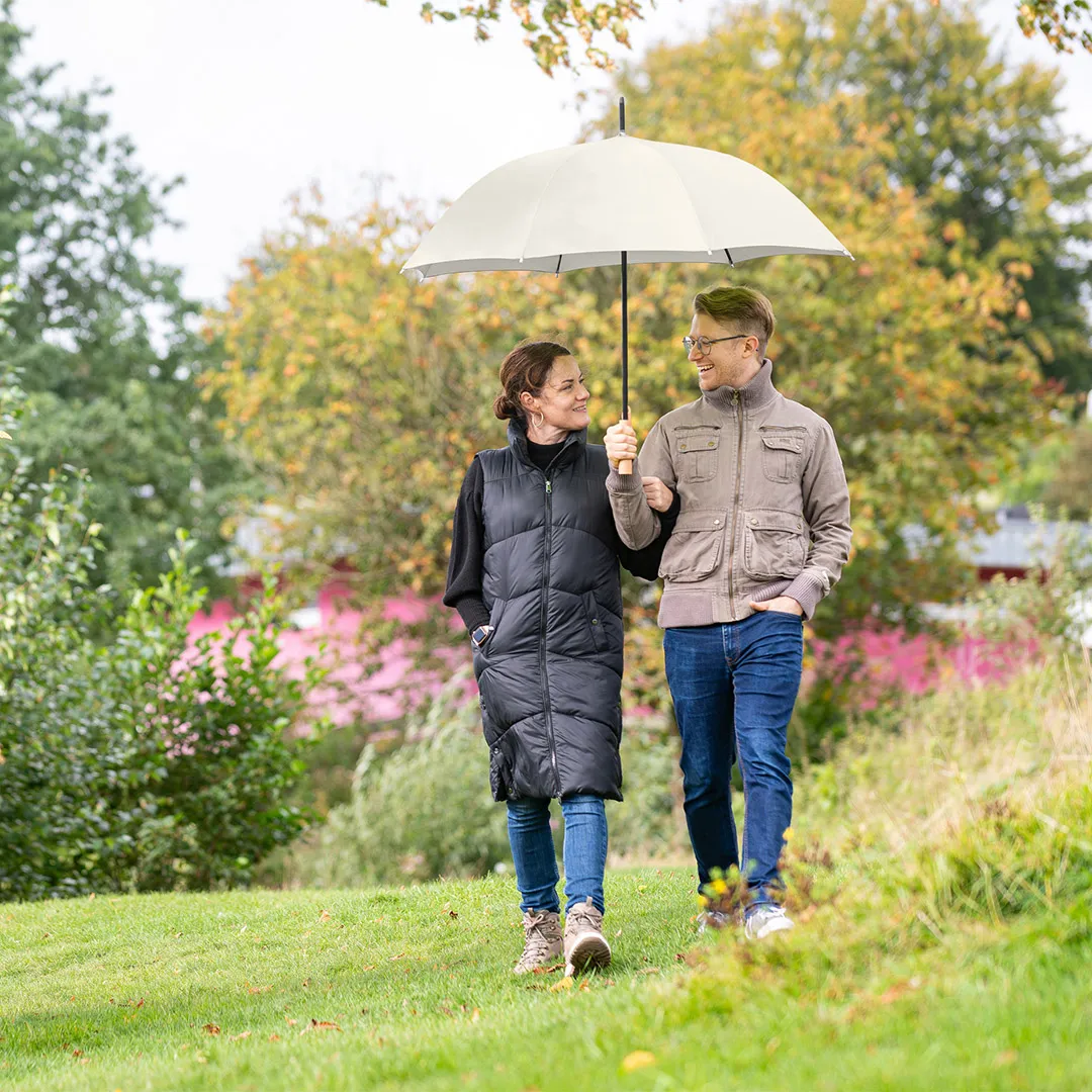 AC-Gästeschirm ÖkoBrella, Ø 120 cm, Länge 95 cm, naturweiß wS – Bild 10