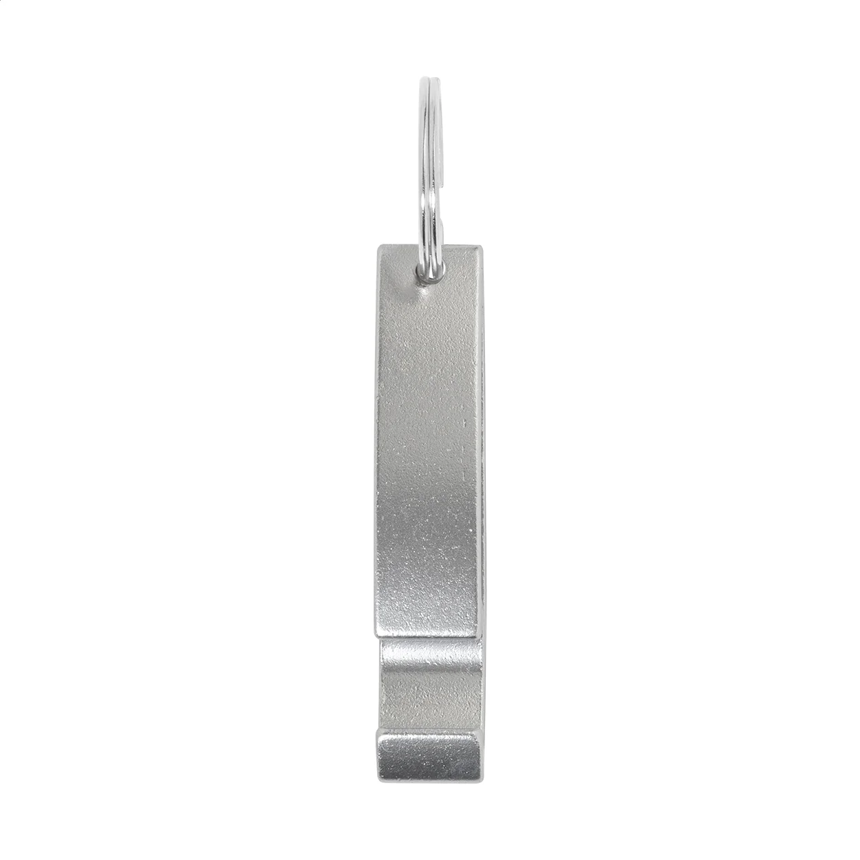Flaschenöffner/Schlüsselanhänger Ellopi, silber – Bild 5