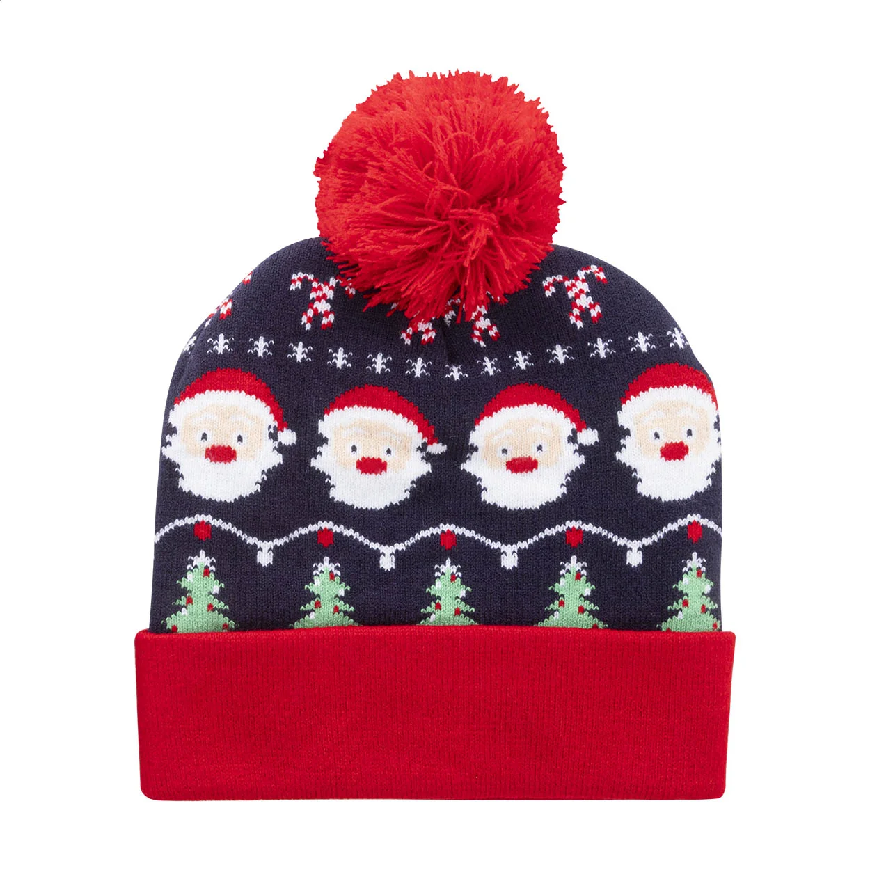 Weihnachts-LED-Wintermütze Norrsken, Rentier, mehrfarbig – Bild 4
