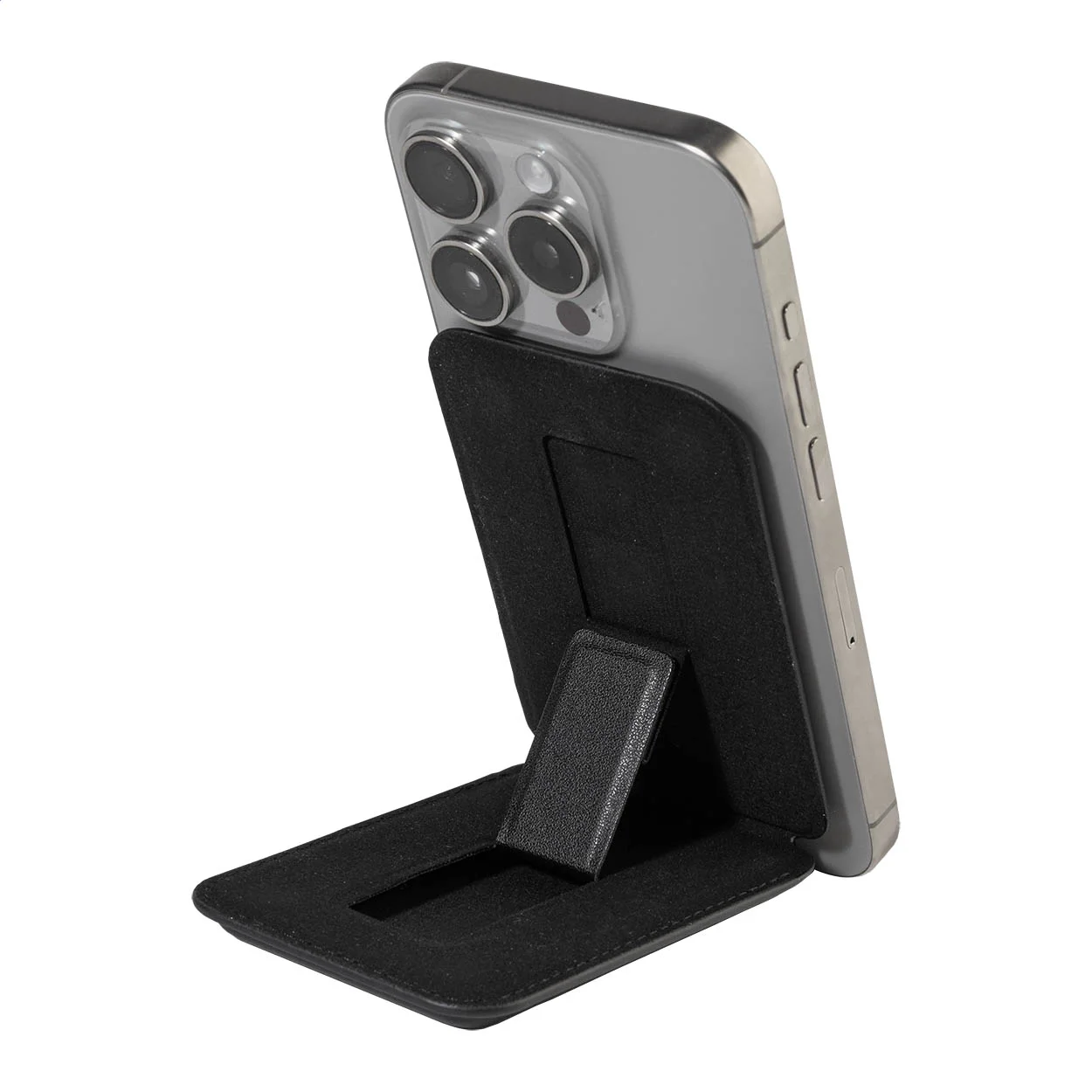 Magnetisches Kreditkartenetui aus RPU Snaplet Plus, schwarz – Bild 7