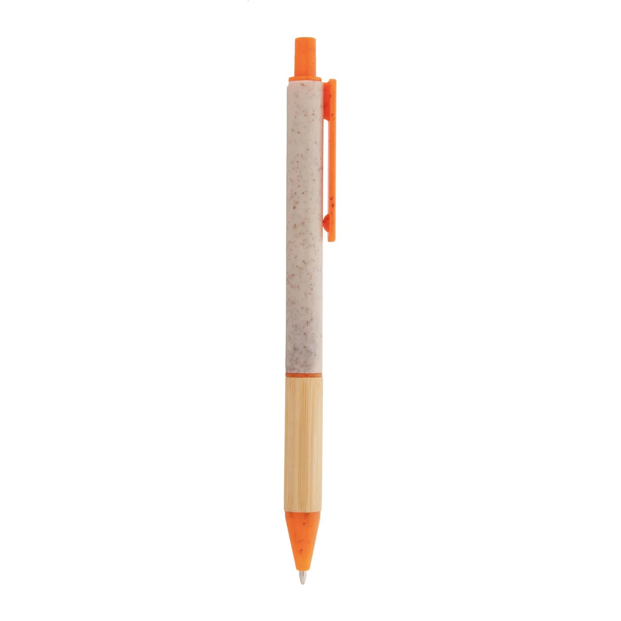 Kugelschreiber Borgy, orange, natur – Bild 3