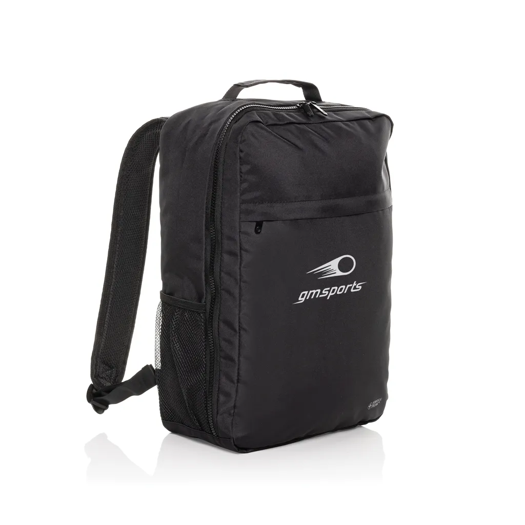 Swiss Peak Aware™ RPET Essential 15.6" Laptop-Rucksack, schwarz – Bild 8