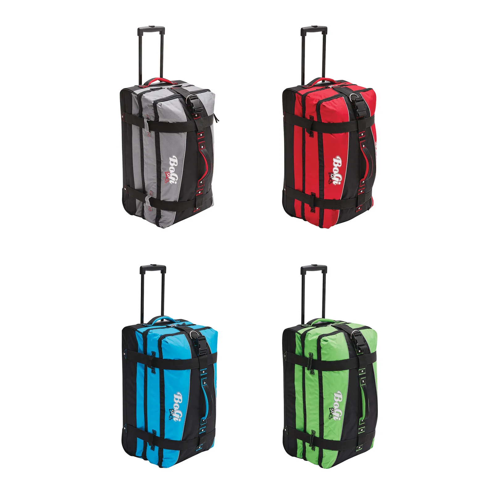 BOGI L - Trolley-Reisetasche BoGi L, rot, schwarz – Bild 13