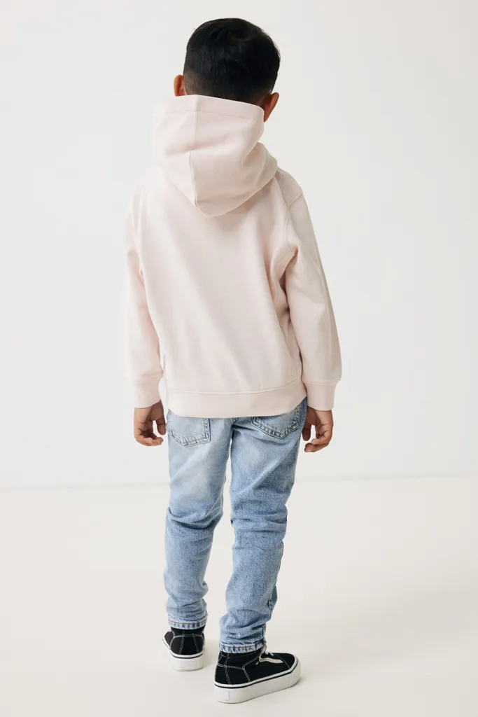 IQONIQ Yengo KidsHoodie mit Seitentaschen aus rec. Baumwolle, cloud pink – Bild 6