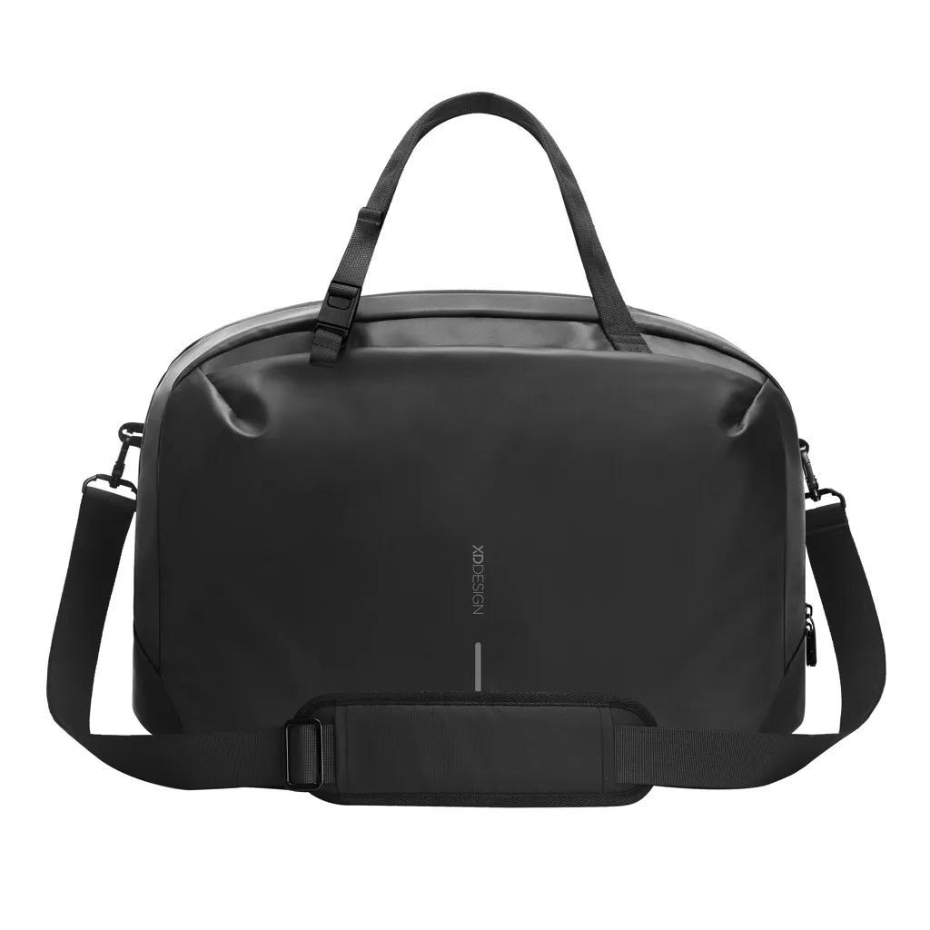 Urban wasserabweisende Wochenendtasche, schwarz – Bild 3
