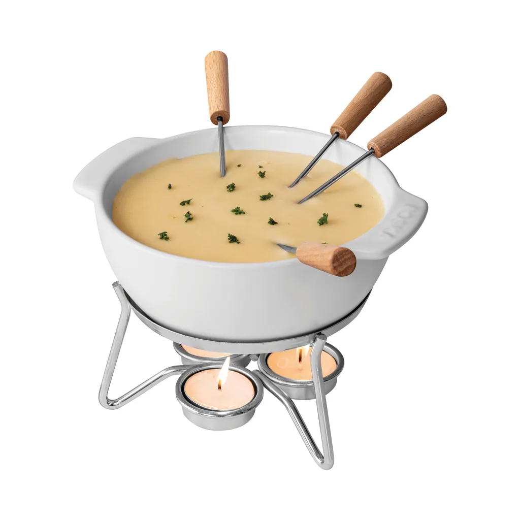 BOSKA Käse-Fondue Set Party - 750ml, weiß – Bild 2