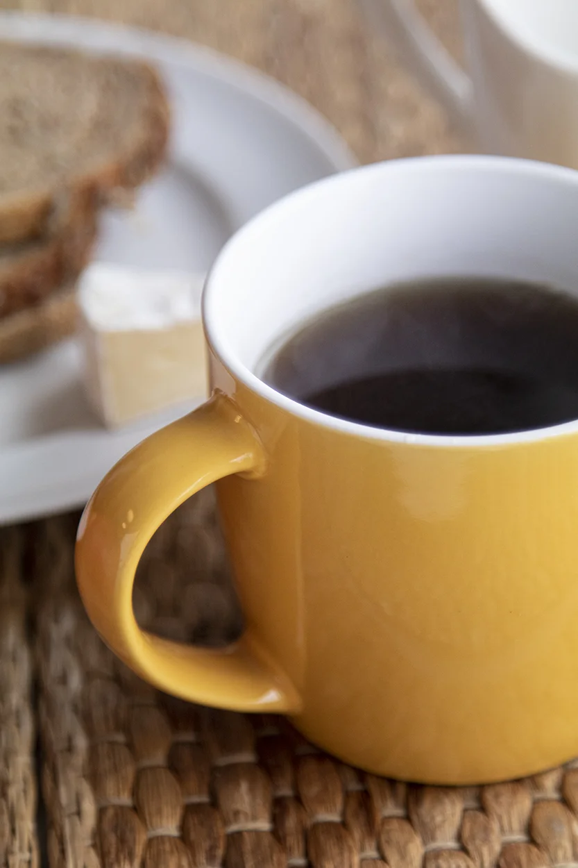 Tasse Hemera, gelb, weiß – Bild 4