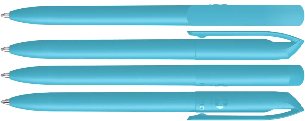 SENZ RECY Drehkugelschreiber cyan, cyan – Bild 2