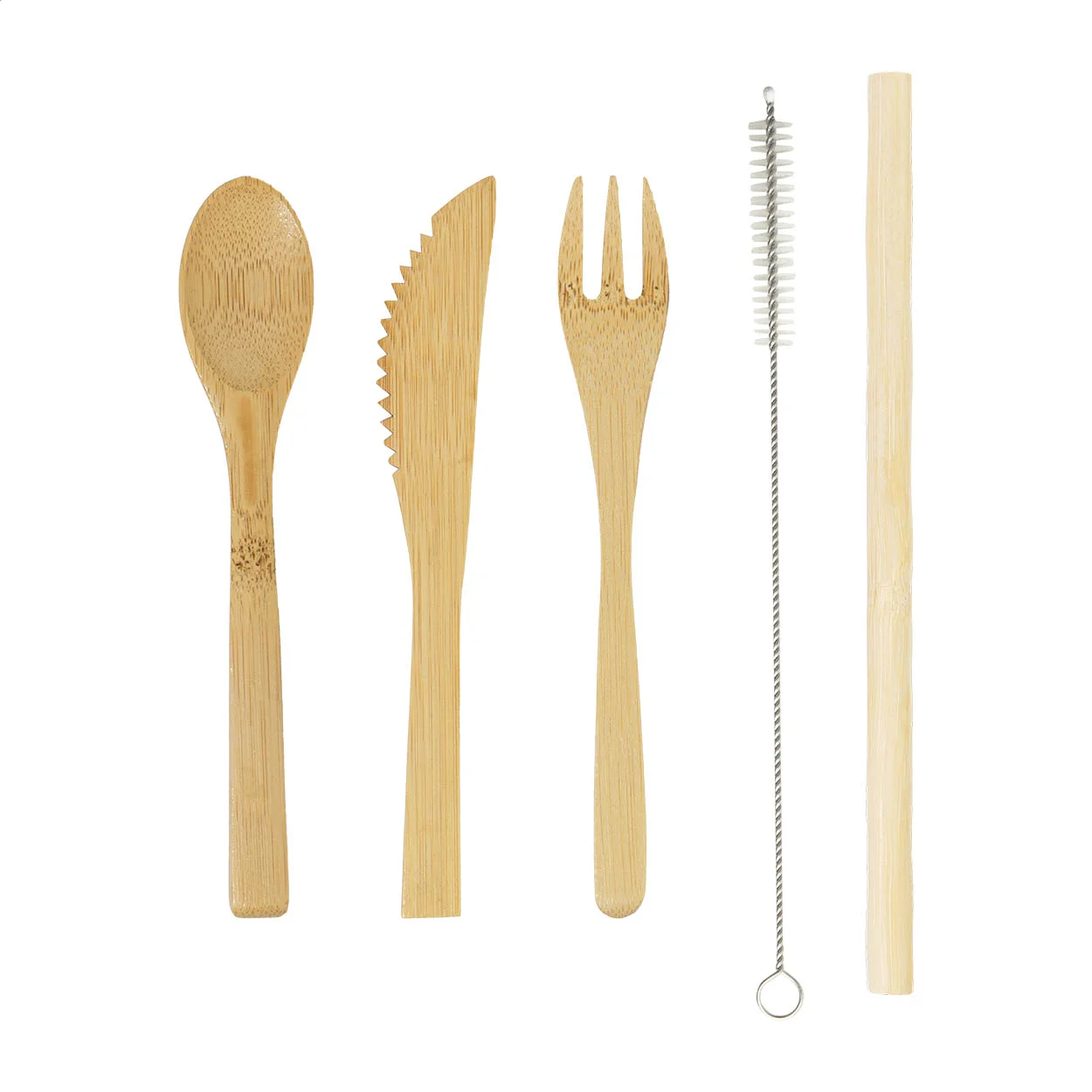 Besteck-Set Rollery, natur – Bild 2