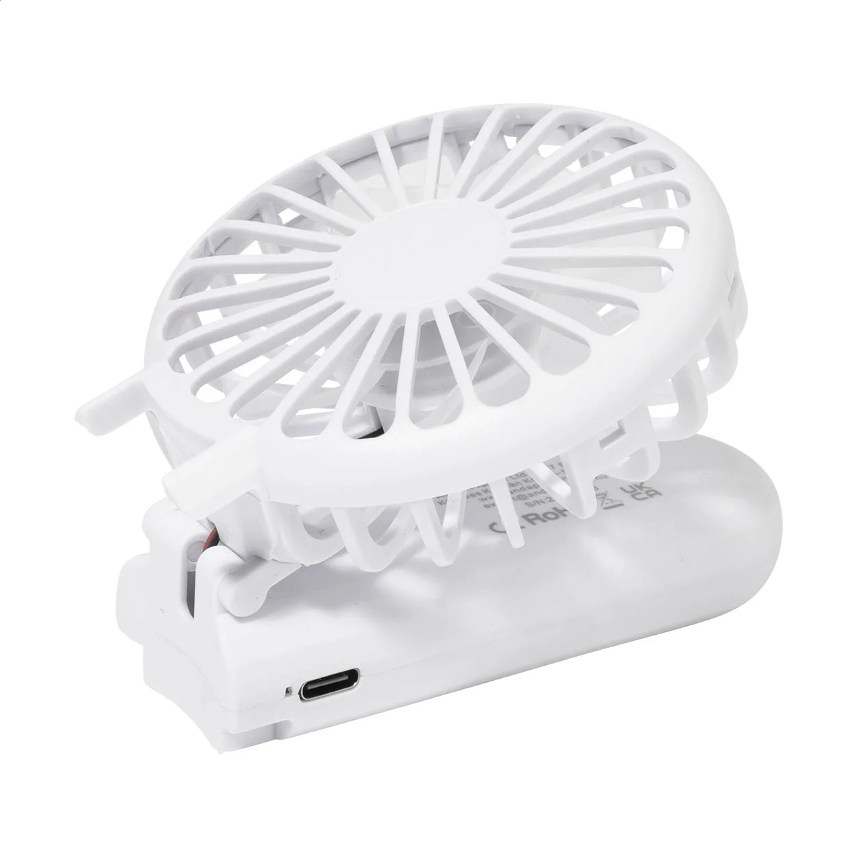 RABS Wiederaufladbarer Handventilator Chilly, weiß – Bild 4