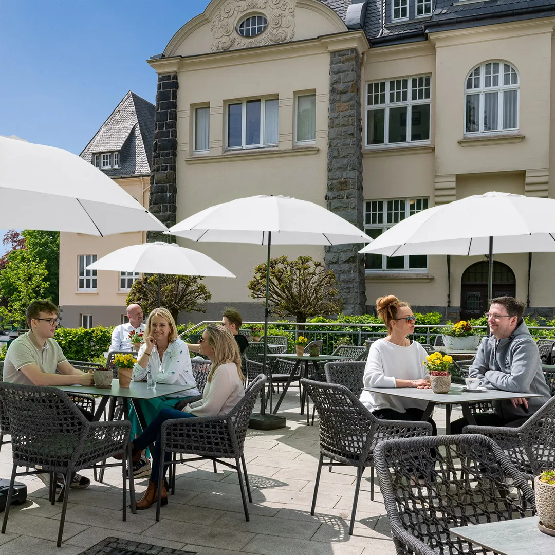 Sonnenschirm XL, weiß – Bild 8