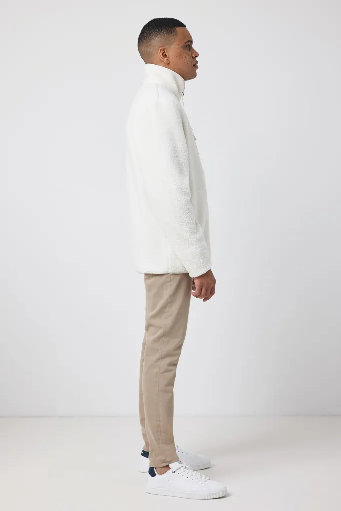 IQONIQ Diran Fleecejacke aus recyceltem Polyesterflor, neutral – Bild 7