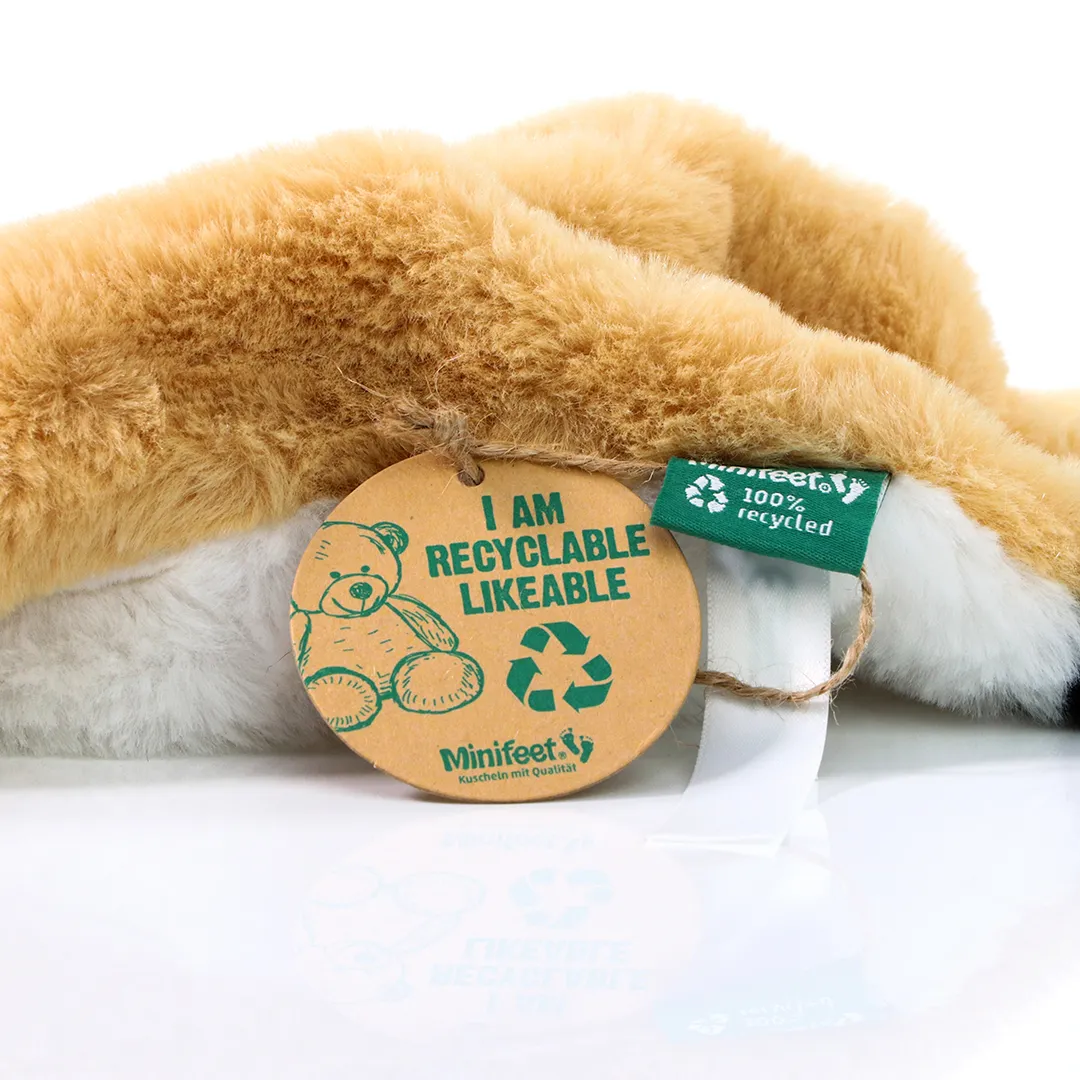 Hundespielzeug RecycelFuchs, beige – Bild 3