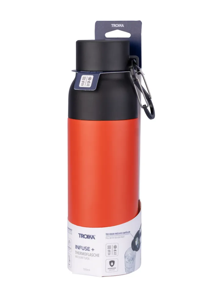 Thermoflasche INFUSE+ rot/schwarz, rot/schwarz – Bild 7