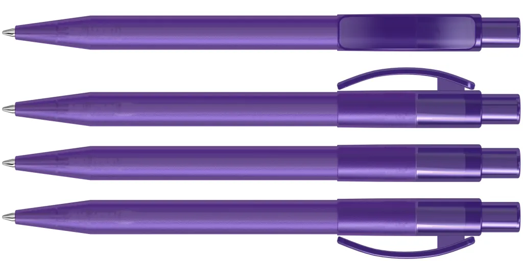 PIXEL frozen Druckkugelschreiber dunkelviolett, dunkelviolett – Bild 2