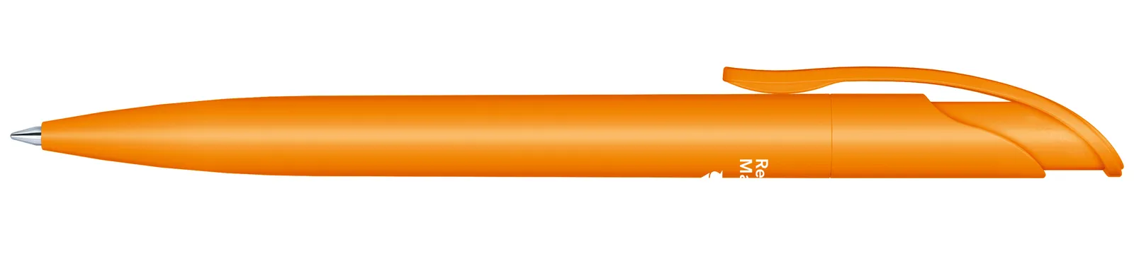 Challenger Matt Recycled Druckkugelschreiber, Orange 151 – Bild 4