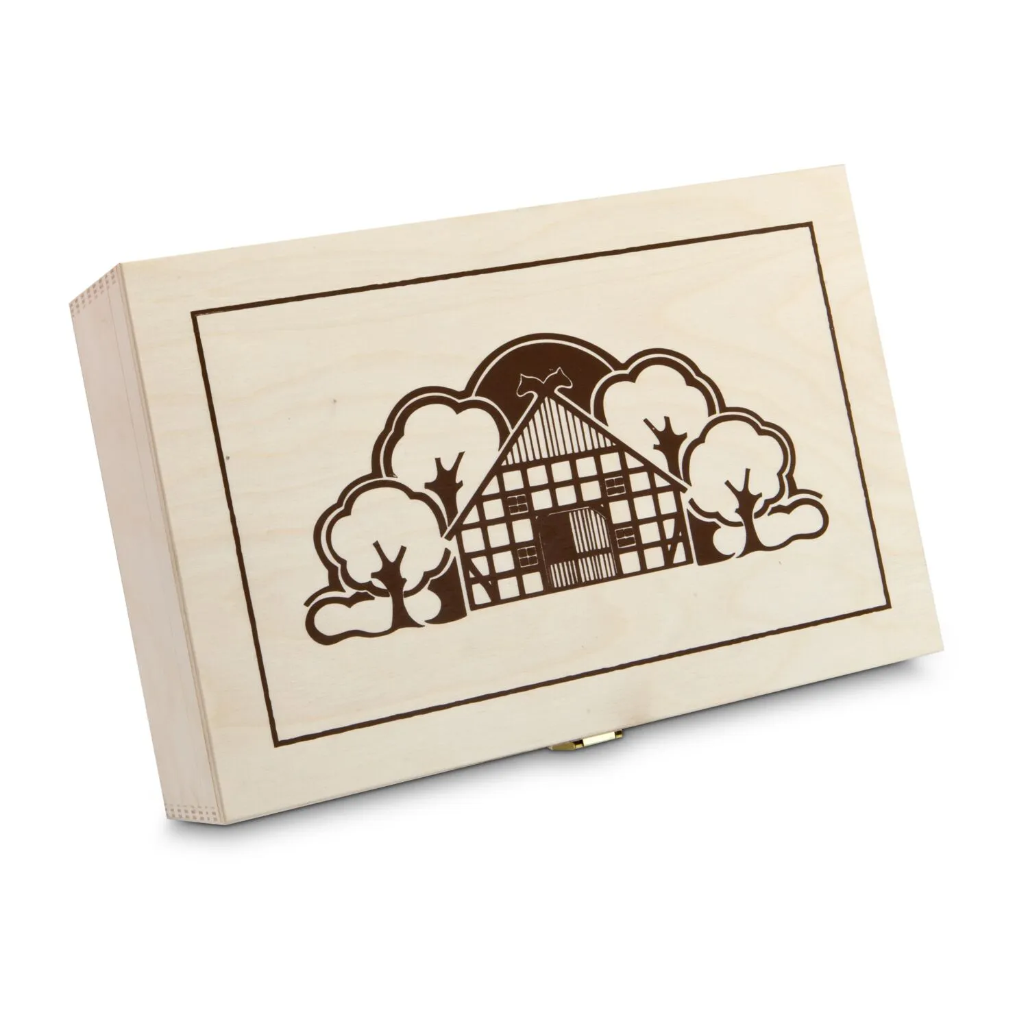 Geschenkset / Präsenteset: Herzhafte Kiste, braun – Bild 3