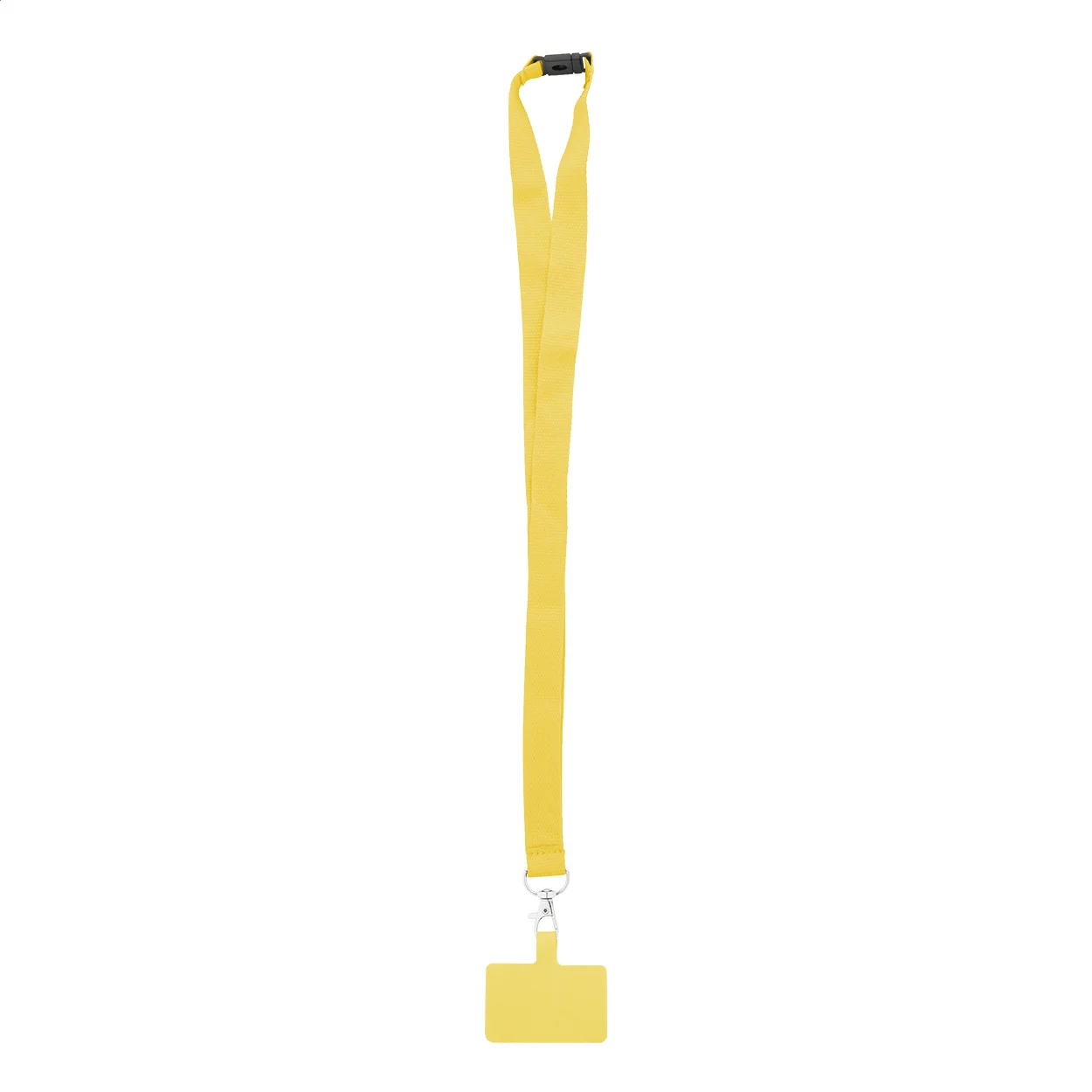RPET-Handyhalter-Lanyard Revent Call, gelb – Bild 2