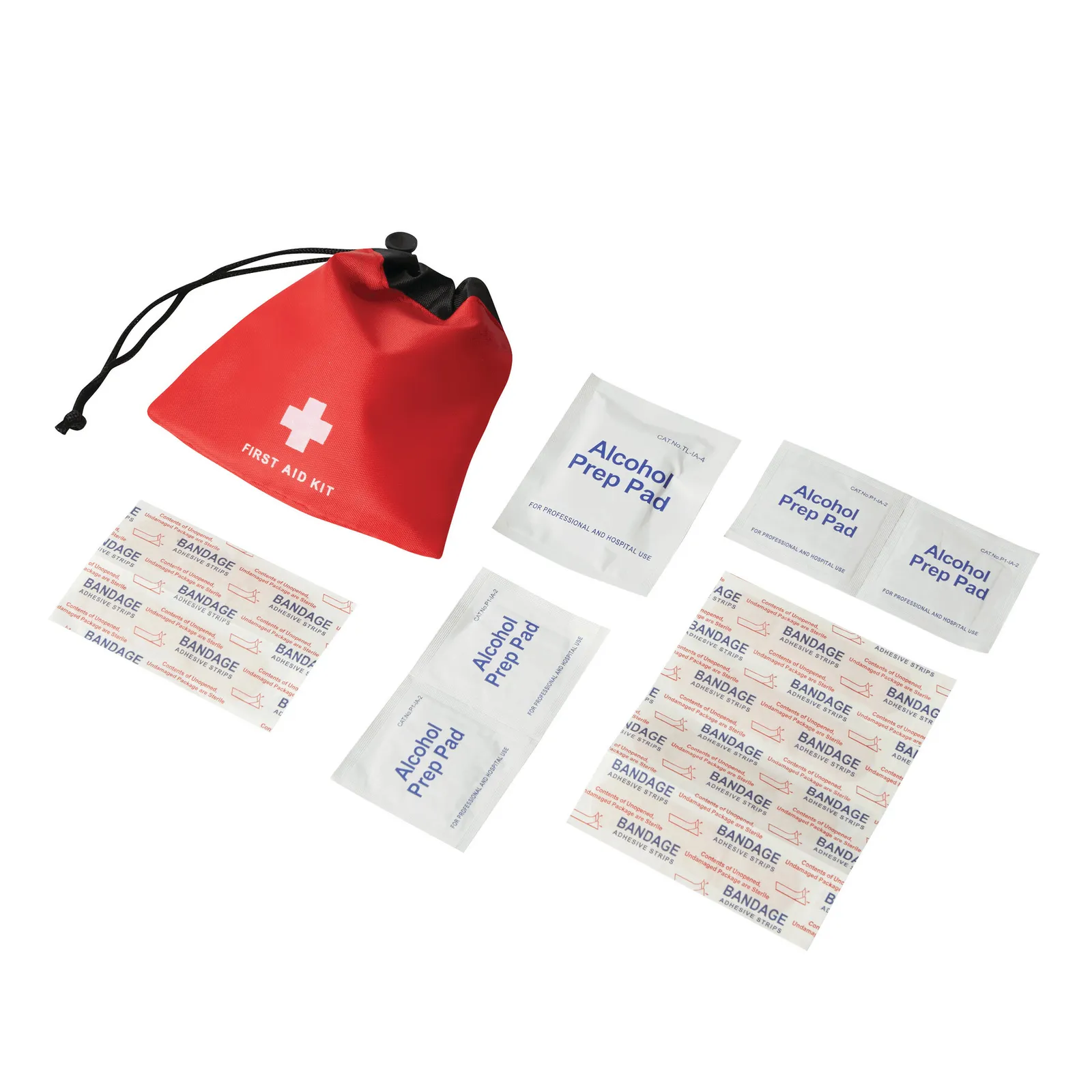 CARRYGUARD - Notfall-Set, 13-teilig rot, rot – Bild 4