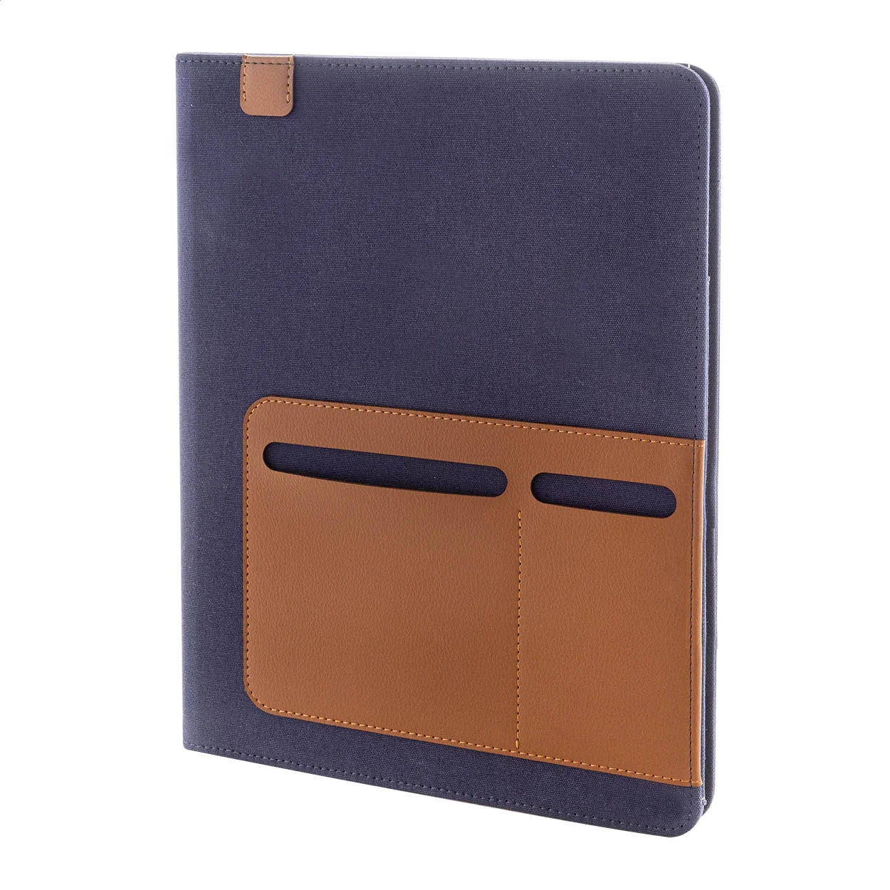 Dokumentenmappe Capudo A4 aus recyceltem Cavas, blau – Bild 2