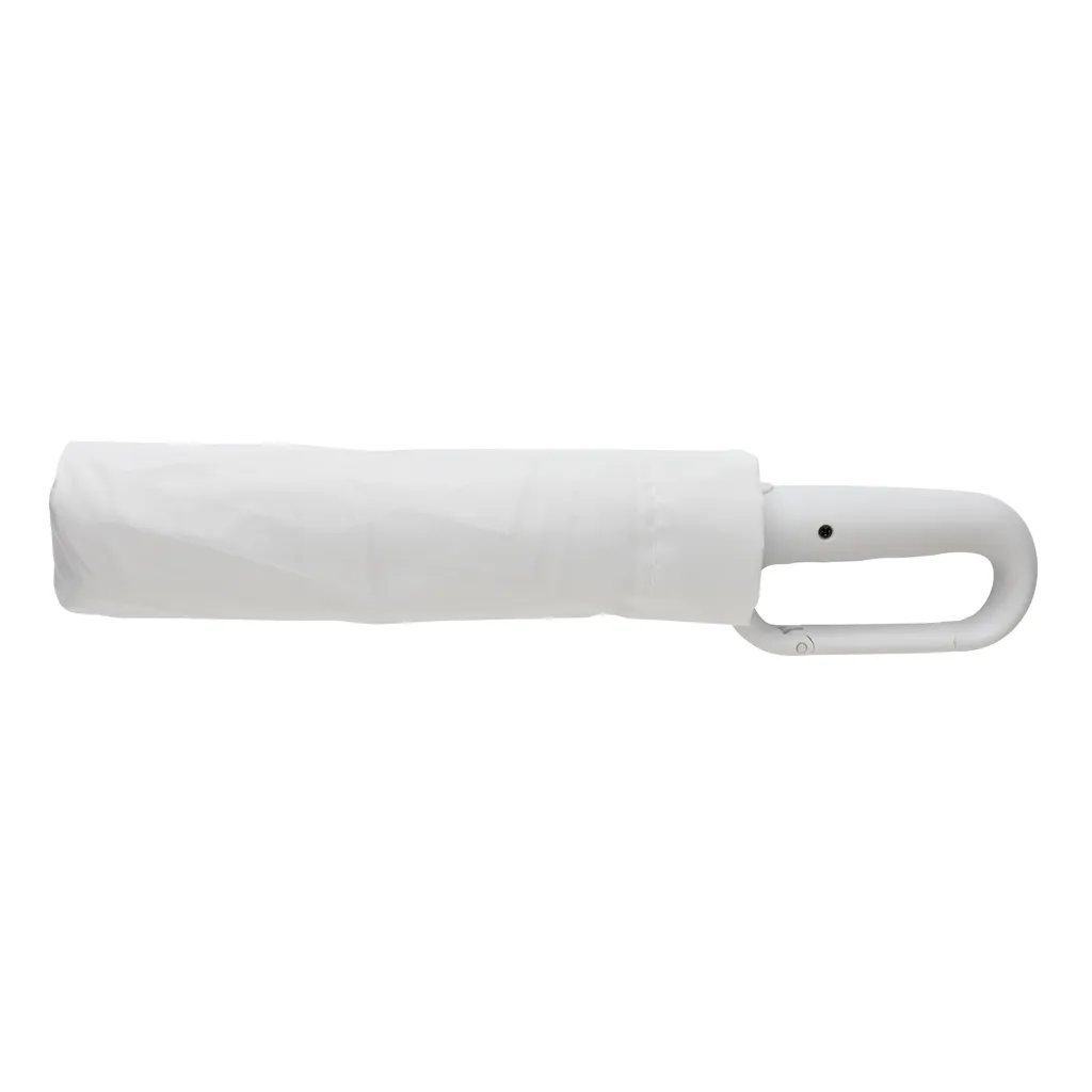 Yara 21“ AWARE™ rPET Regenschirm mit Karabiner, beige – Bild 3