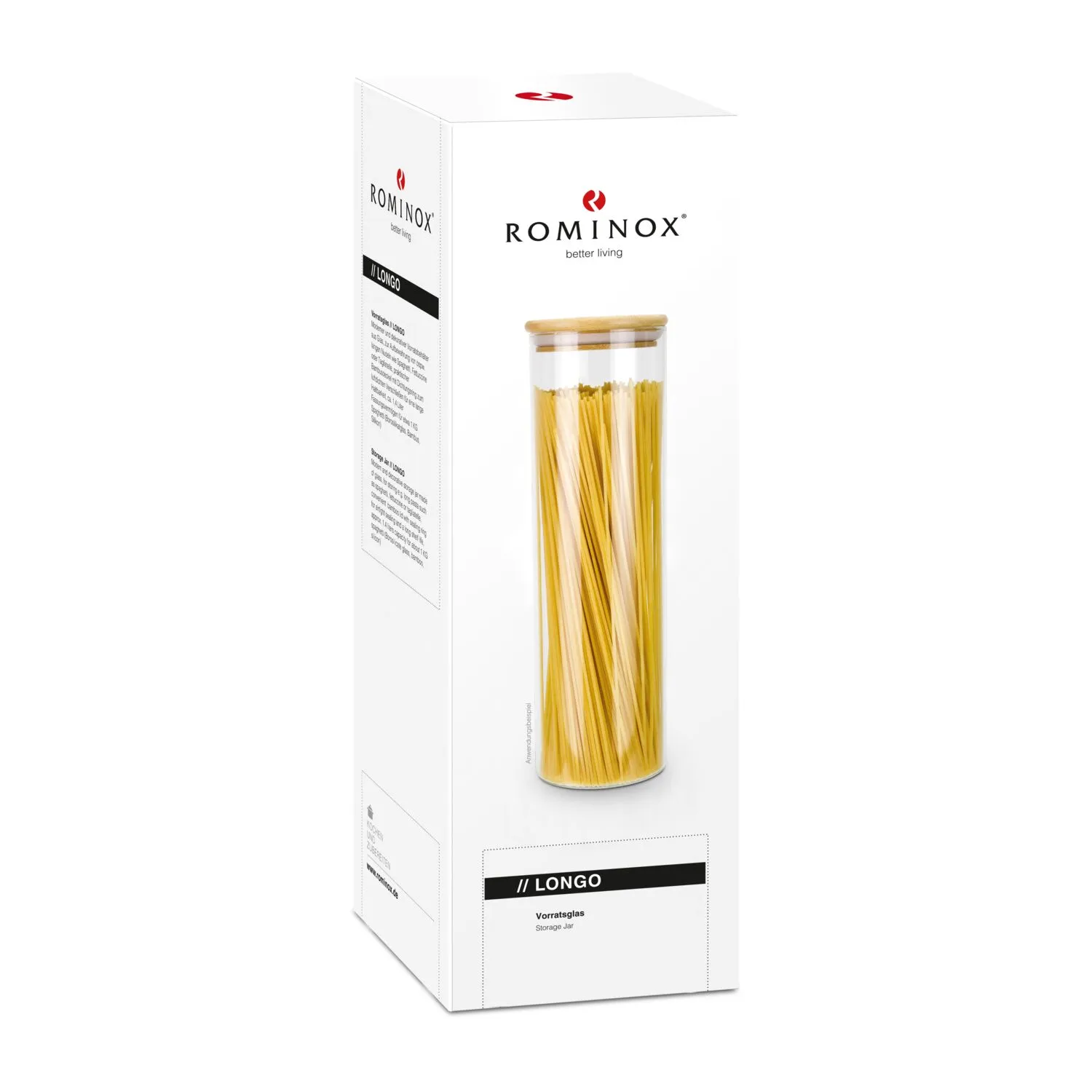 ROMINOX® Vorratsglas // Longo, transparent – Bild 3
