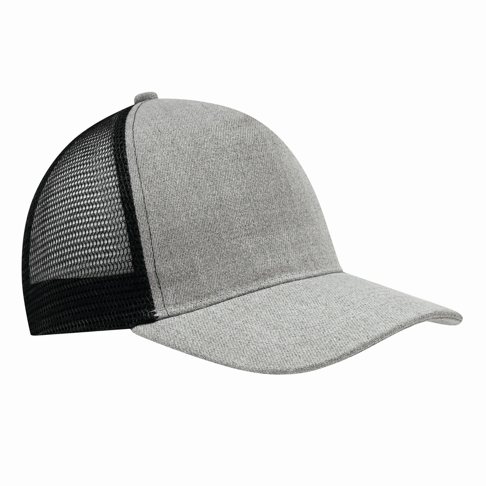 CASUAL FIT - 5-Panel-Cap, grau, schwarz – Bild 2
