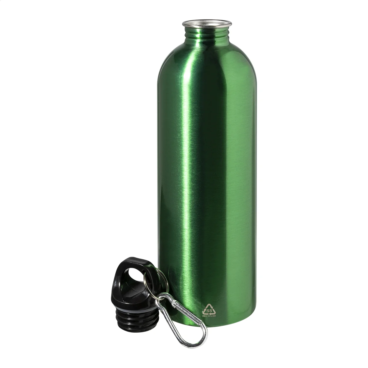 Flasche Ressuto XL aus recyceltem Edelstahl, grün – Bild 2