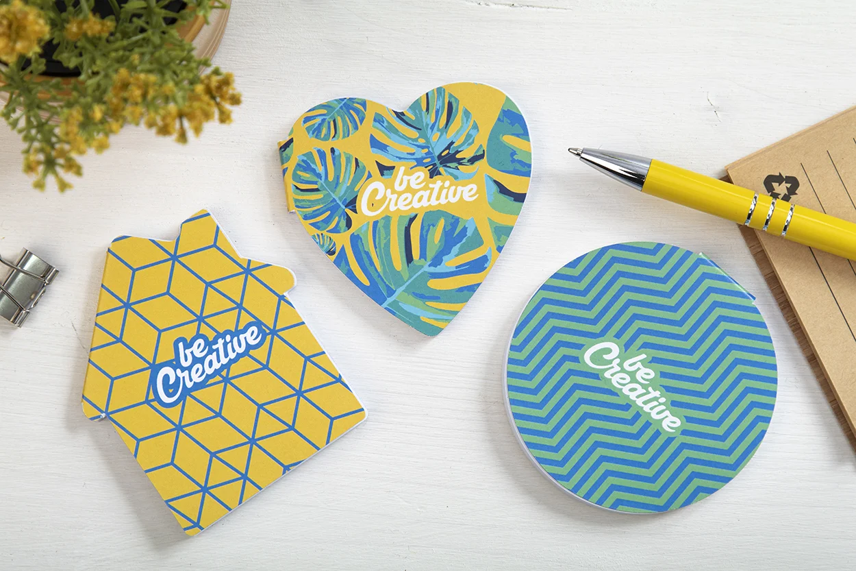 Individuelle Haftnotizen CreaStick Circle, weiß – Bild 5
