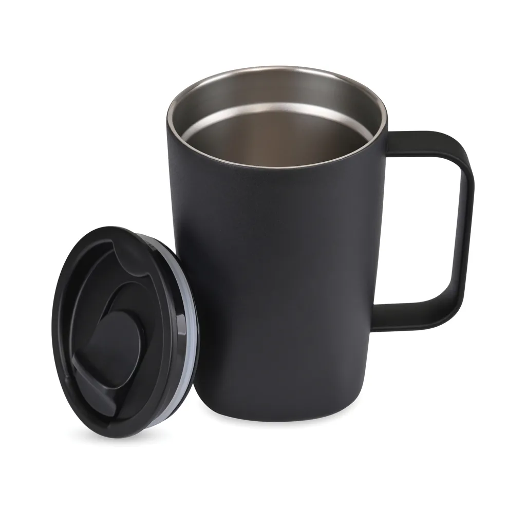 Aviana™ Rowan RCS recycelter Becher 450ml, schwarz – Bild 4