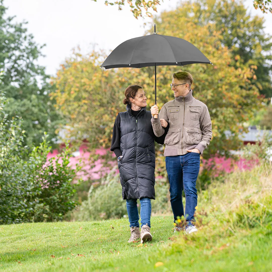 AC-Gästeschirm ÖkoBrella, Ø 120 cm, Länge 95 cm, schwarz wS – Bild 10