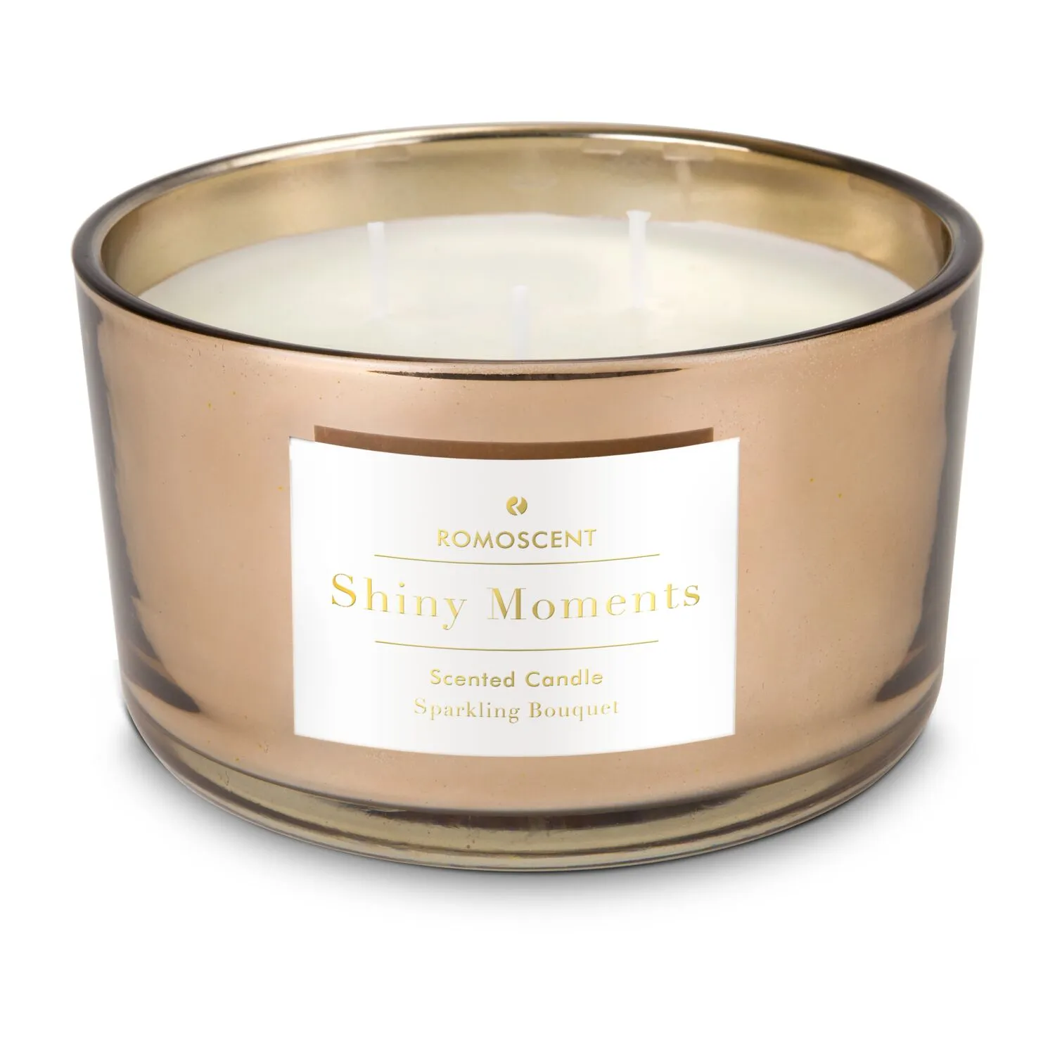 ROMOSCENT® Aromakerze Shiny Moments, kupfer – Bild 5