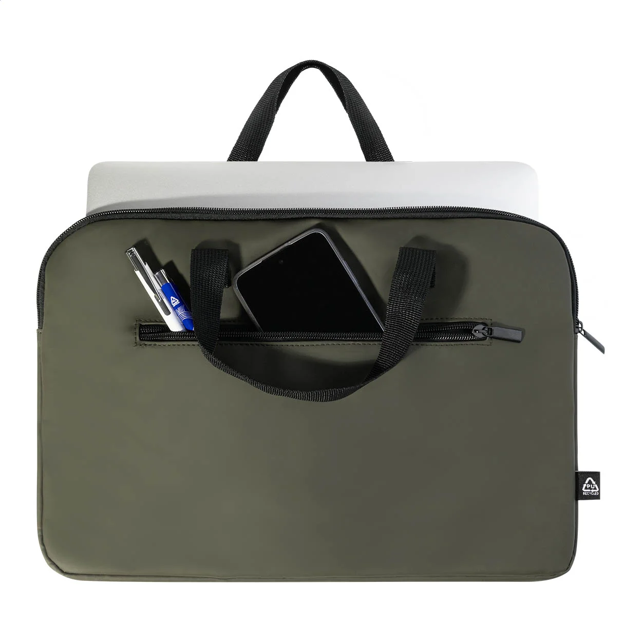 Laptoptasche Pubbuk aus RPU, grün – Bild 5