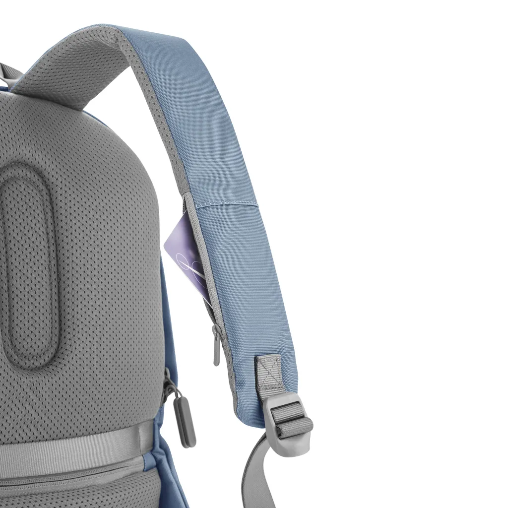 Bobby Soft, Anti-Diebstahl-Rucksack, blau – Bild 9