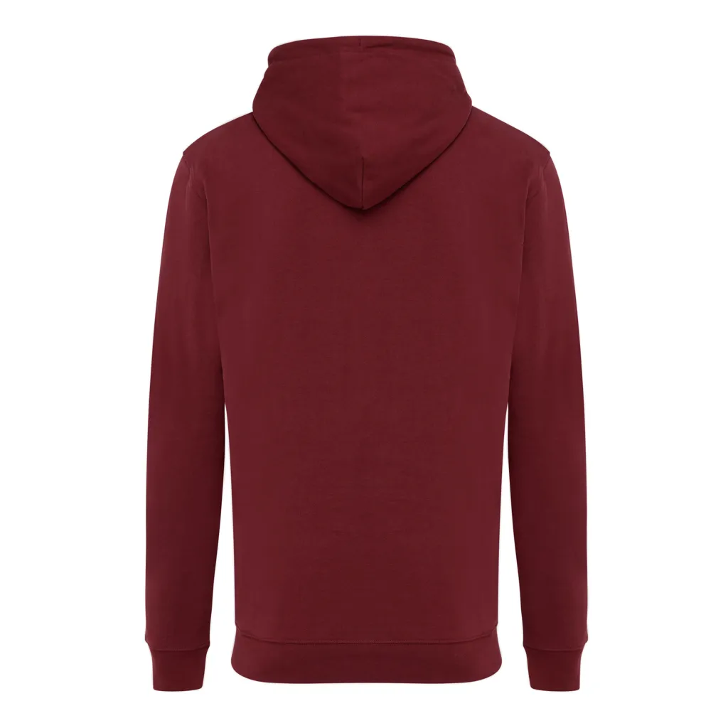 IQONIQ Jasper Hoodie aus recycelter Baumwolle, burgunderrot – Bild 2