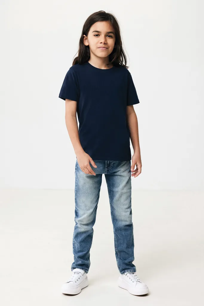 IQONIQ Koli Kids T-Shirt aus recycelter Baumwolle, navy blau – Bild 4