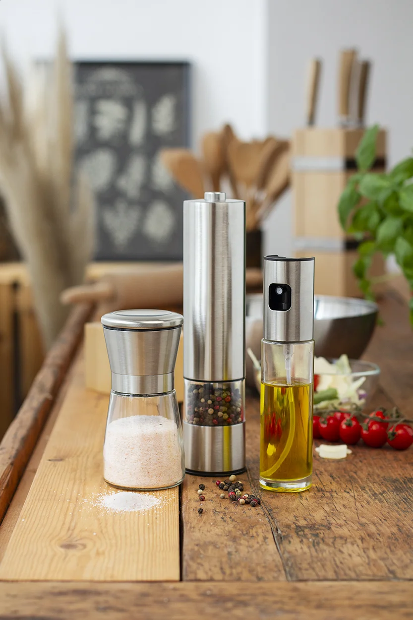 Salz- und Pfeffermühle Malabar, silber – Bild 7