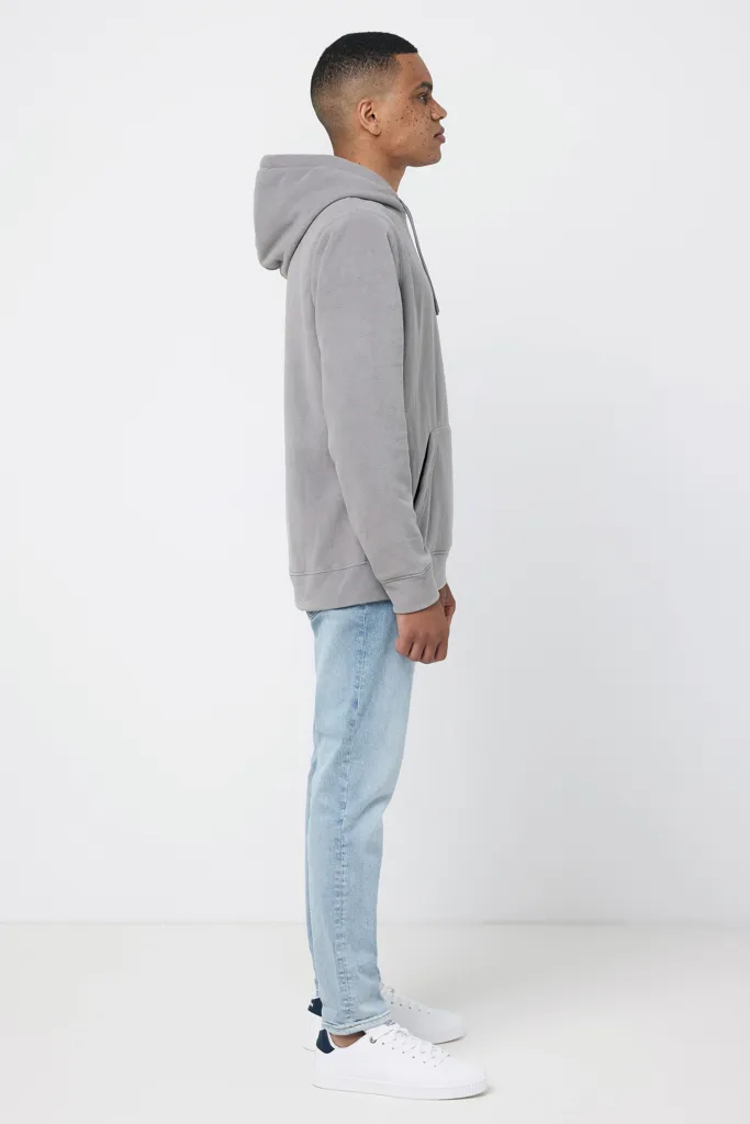 IQONIQ Trivor Mikrofleece-Kapuzen-Pulli aus recyc. Polyester, storm grey – Bild 7