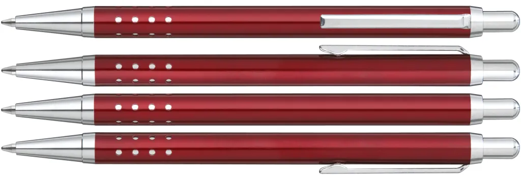 SLIMLINE Druckkugelschreiber rot, rot – Bild 2