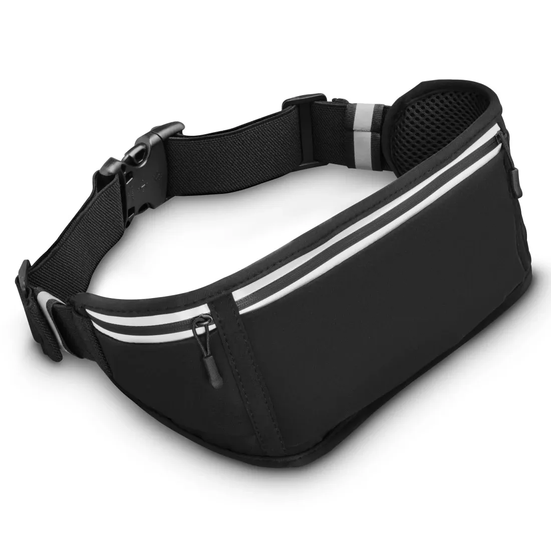 Hama Handy-Bauchtasche, Laufgürtel zum Joggen, Schwarz – Bild 2