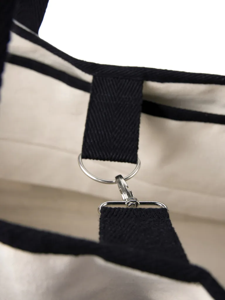 VINGA Volonne AWARE™ Strandtasche aus recyceltem Canvas, off white – Bild 5