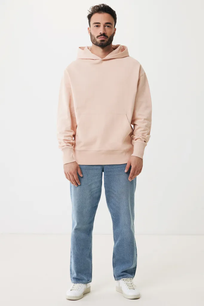 IQONIQ Yoho Relax-Hoodie aus recycelter Baumwolle, peach nectar – Bild 5