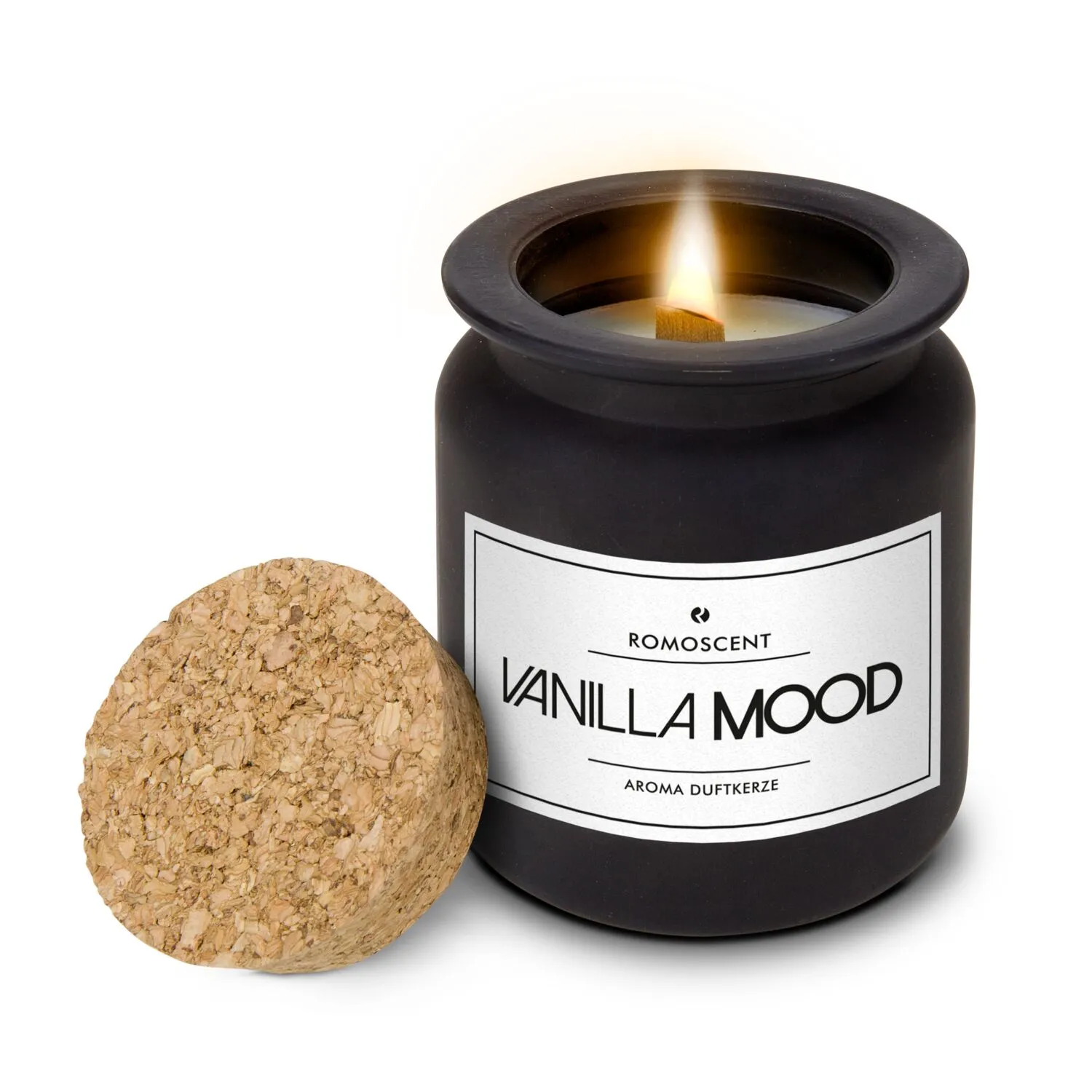 ROMOSCENT® Aromakerze Vanilla Mood, schwarz – Bild 9