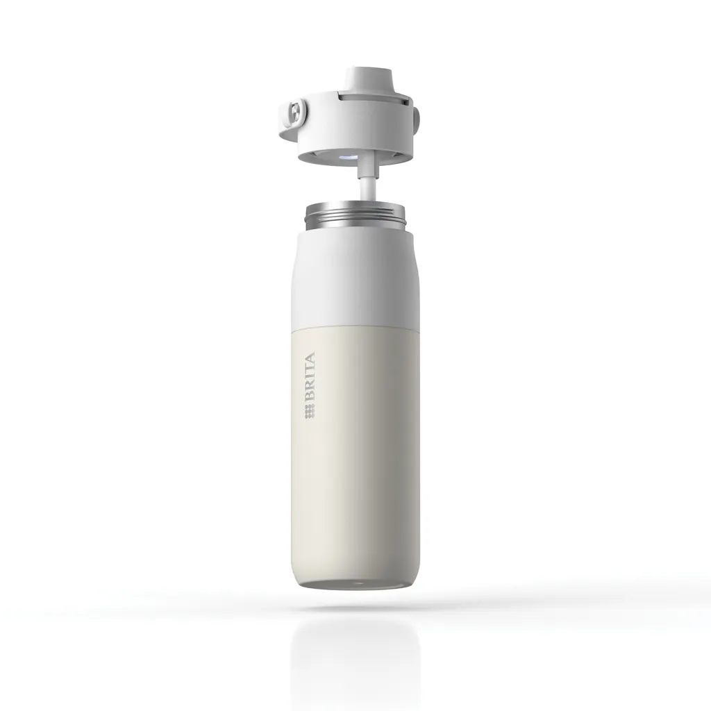 BRITA LARQ IQ Track Purify Clean Flasche 680ml, weiß – Bild 5