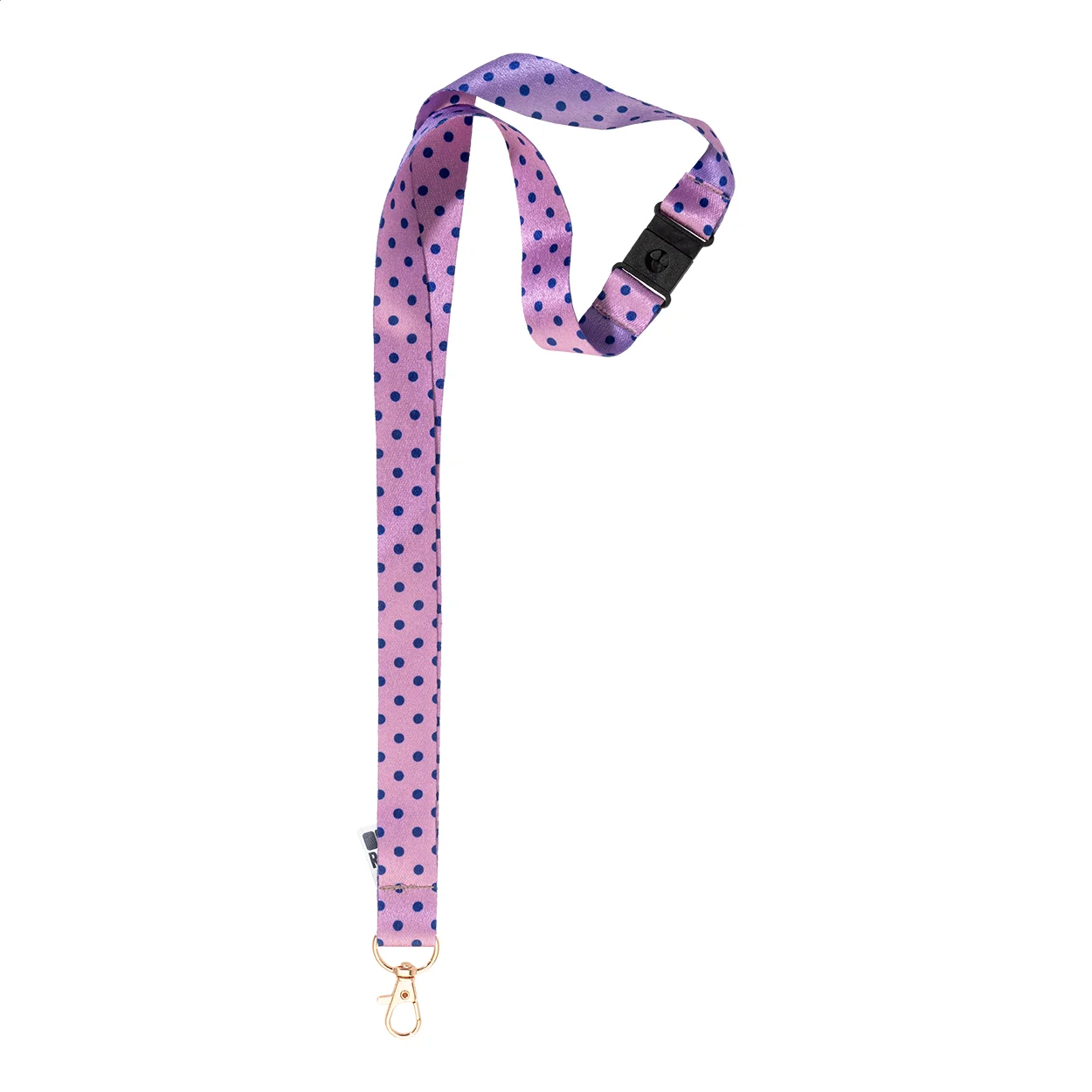 Individuelles Sublimationslanyard Subyard Shine Safe, rosa – Bild 2