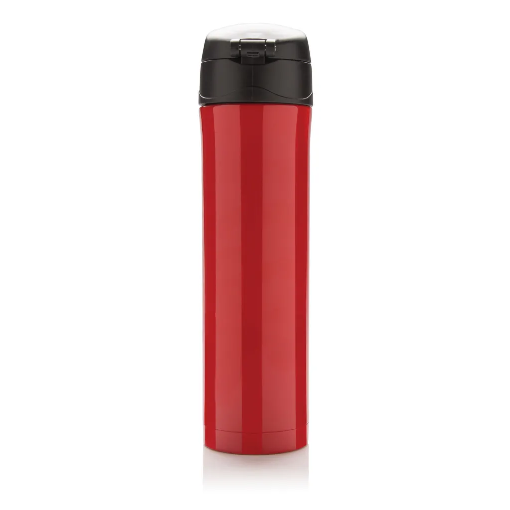 Easy Lock Vakuum-Flasche aus RCS recyceltem Stahl, rot – Bild 6