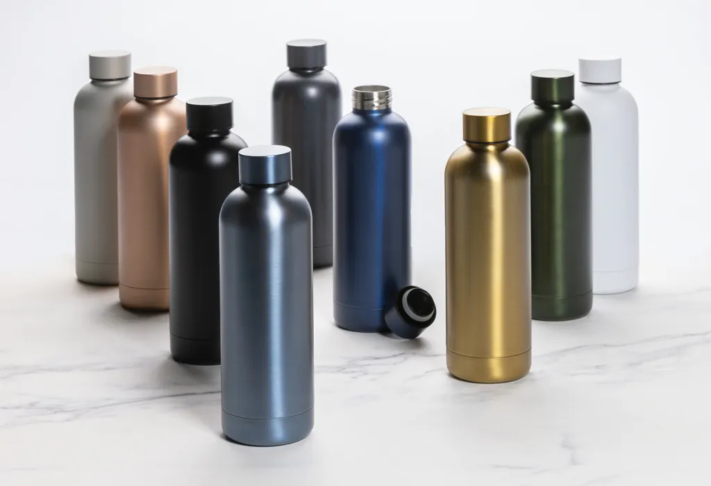 Impact Vakuumflasche aus RCS recyceltem Stainless-Steel, silber – Bild 4