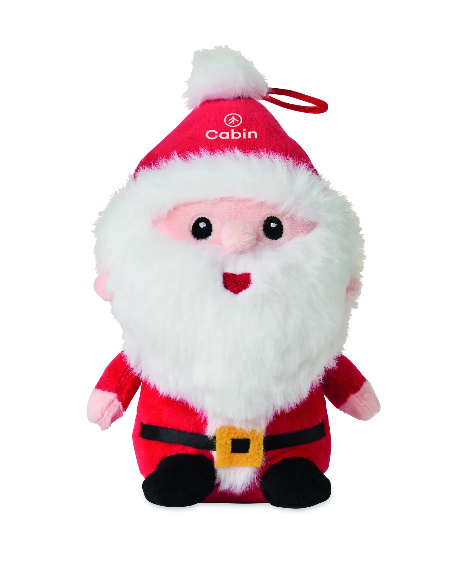 GLEEFUL Plüsch-Weihnachtsmann, Rot – Bild 4