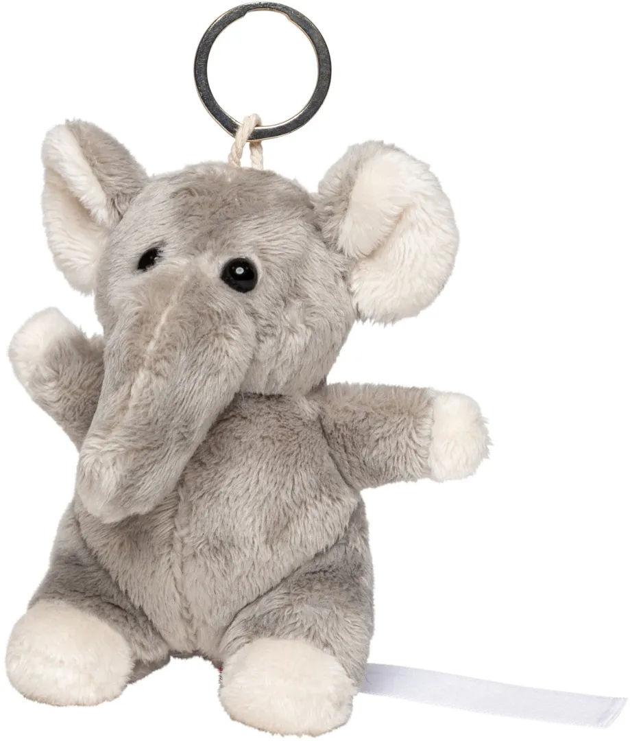 Schlüsselanhänger Elefant, grau – Bild 3